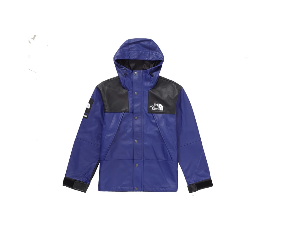 Supreme The North Face Leather Mountain Parka Royal / 슈프림 노스페이스 레더 마운틴 파카 