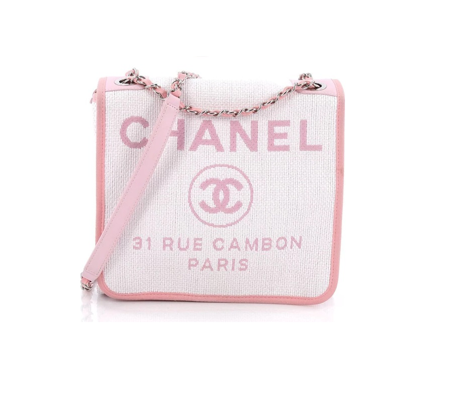 Chanel Messenger Deauville Small Off White/Pink