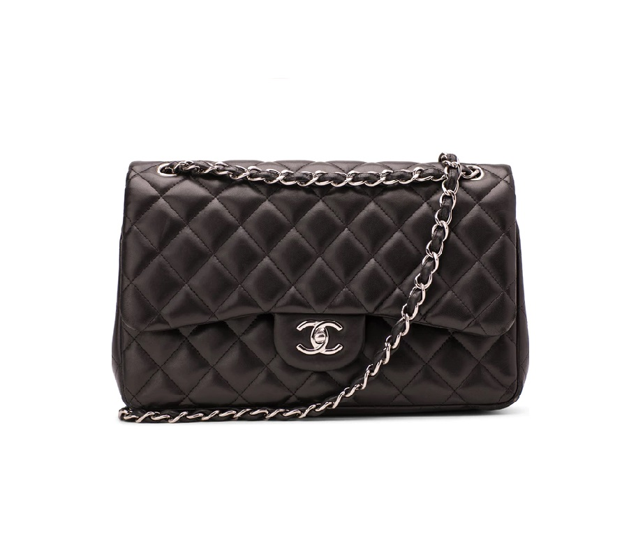 Chanel Classic Double Flap Quilted Jumbo Black