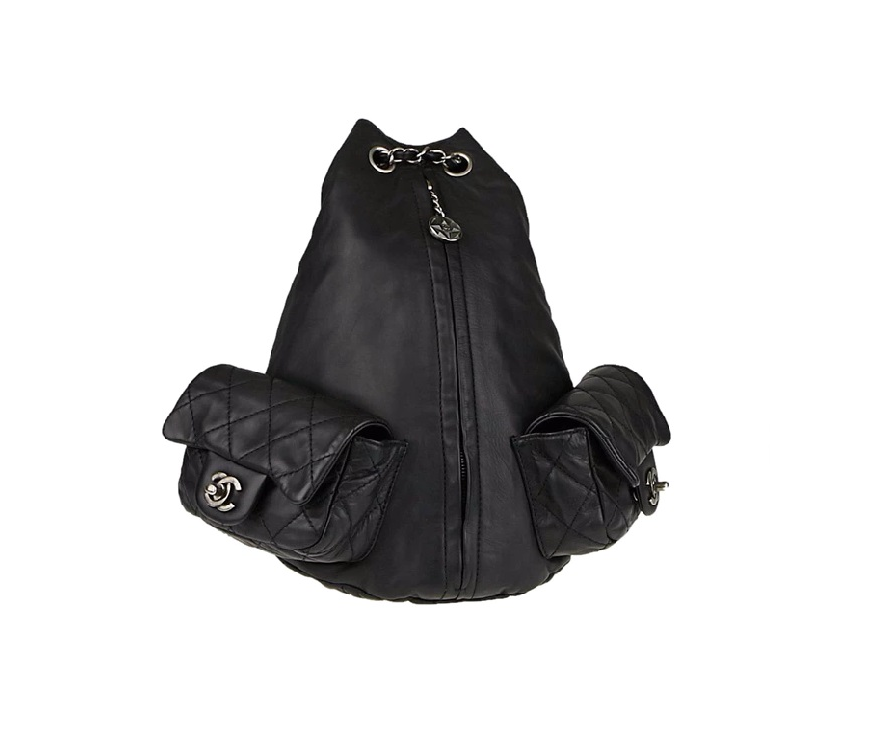 Chanel Is Back Backpack Quilted Large Black