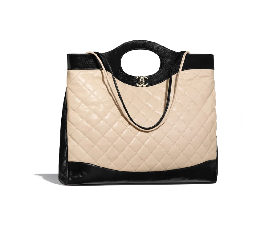 Chanel 31 Shopping Bag Large Beige/Black