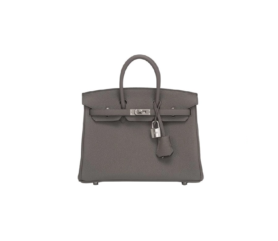 Hermes Birkin Togo 25 Etain