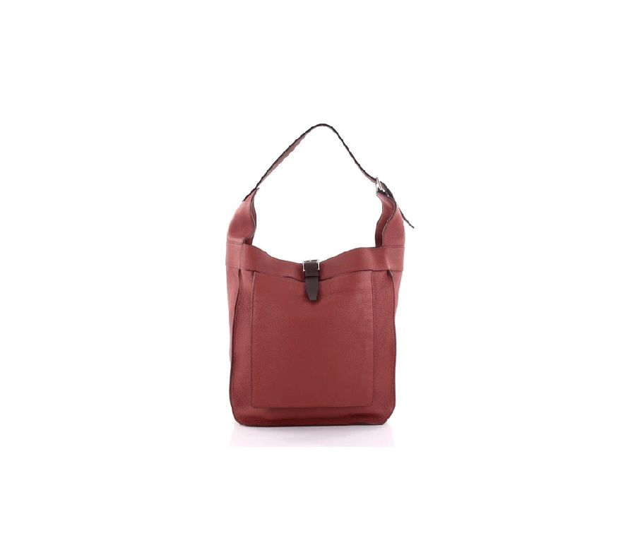 Hermes Marwari Taurillon Clemence GM Rouge Venetien