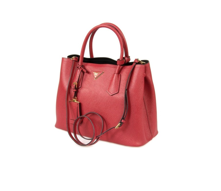 Prada Saffiano Cuir Handbag Pink