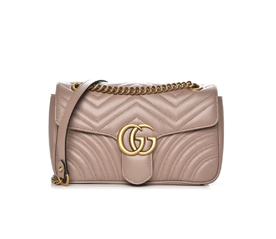 Gucci Marmont Matelasse GG Small Dusty Pink