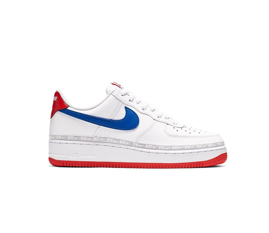 Air Force 1 Low Overbranding White Red Blue / 나이키 에어포스 1 오버브랜딩