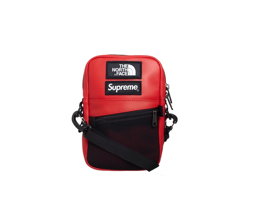 Supreme The North Face Leather Shoulder Bag Red / 슈프림 노스페이스 레더 숄더백 레드