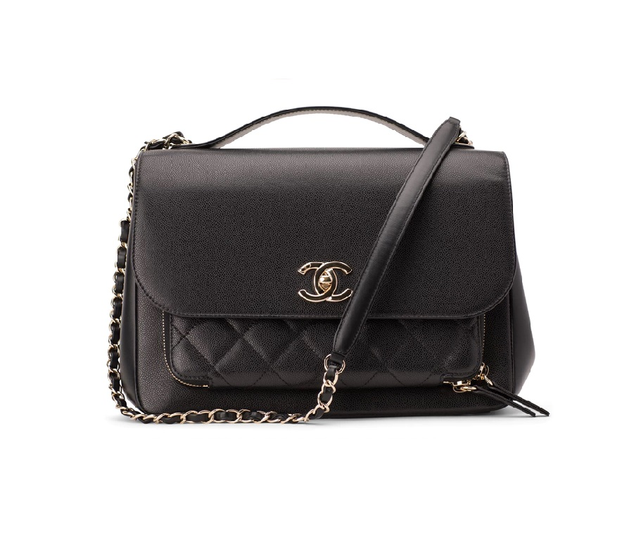 Chanel Business Affinity Quilted Large Black