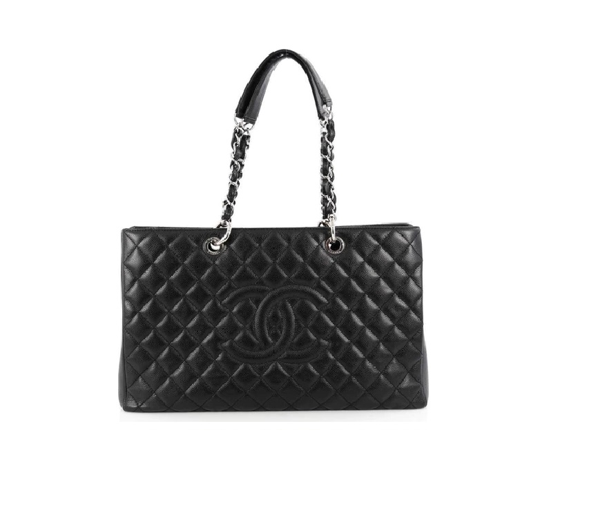 Chanel Shopping tote Quilted Grand XL Black