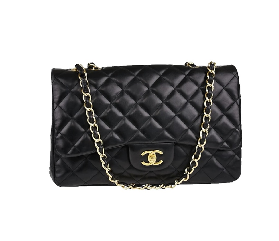 Chanel Classic Single Flap Quilted Jumbo Black
