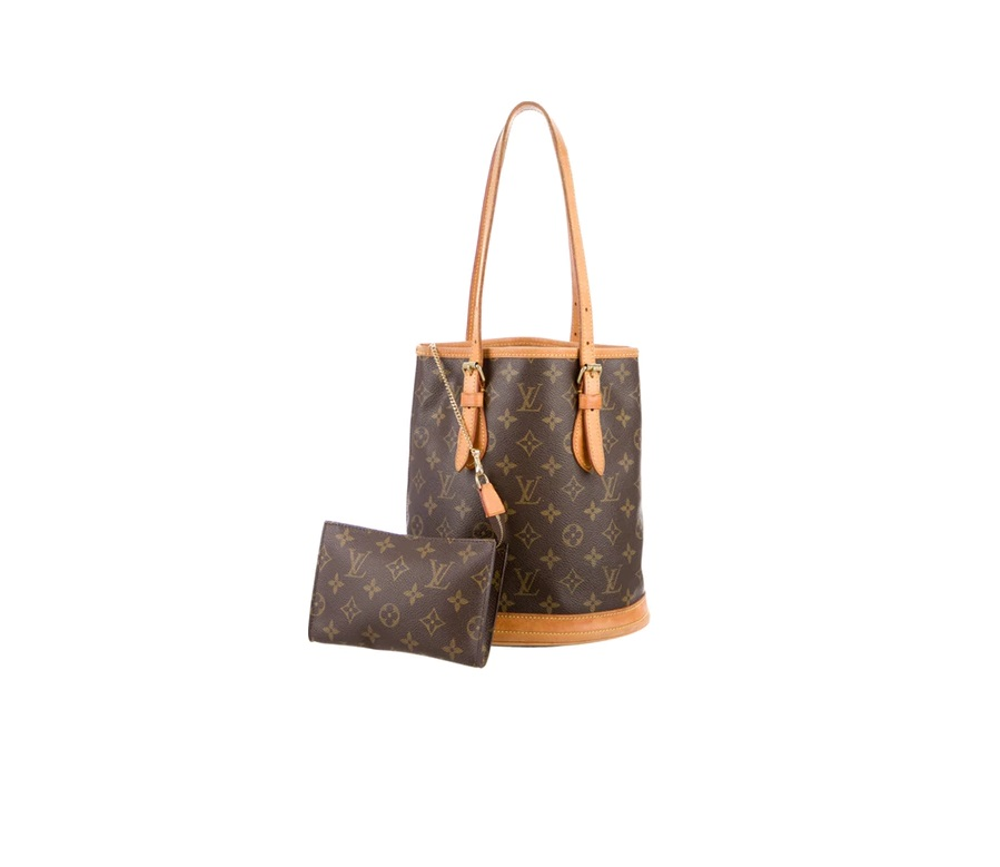 Louis Vuitton Bucket Bag Monogram Petit Brown
