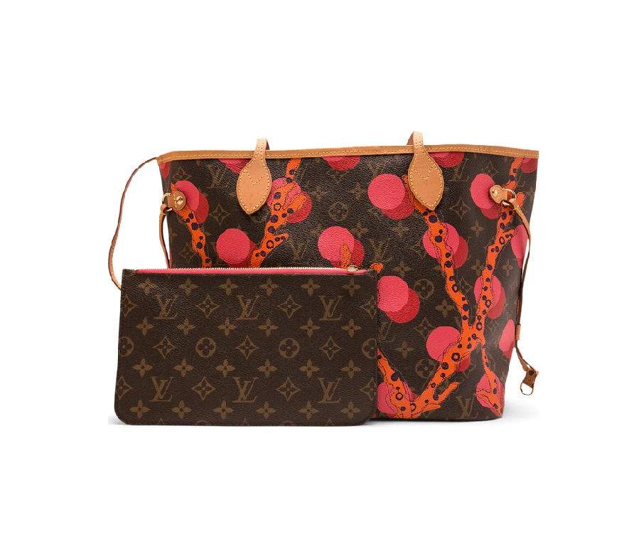 Louis Vuitton Neverfull Nm Monogram Ramages MM (With Pouch) Grenade