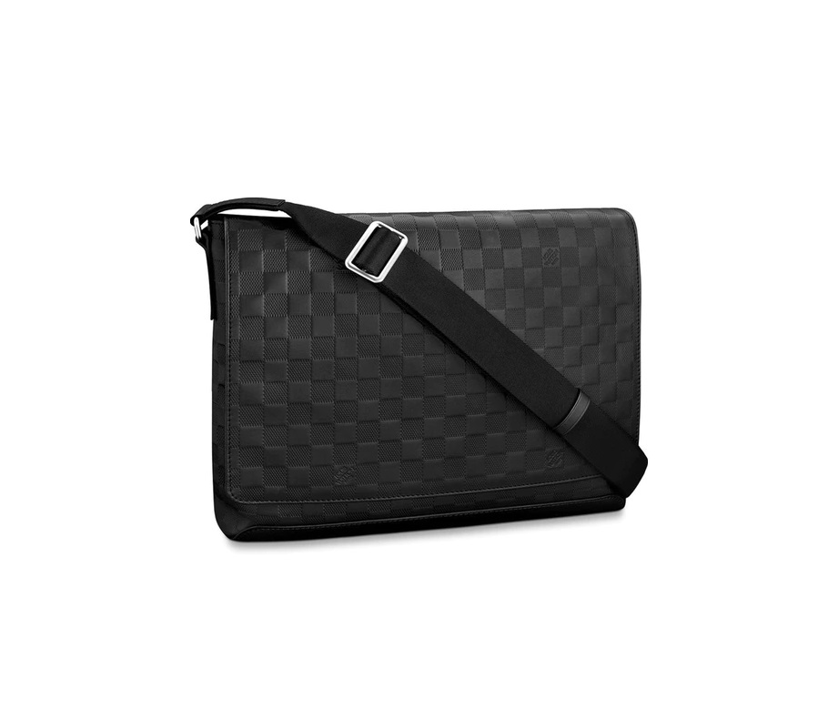 Louis Vuitton District Messenger Bag Damier Infini MM Onyx