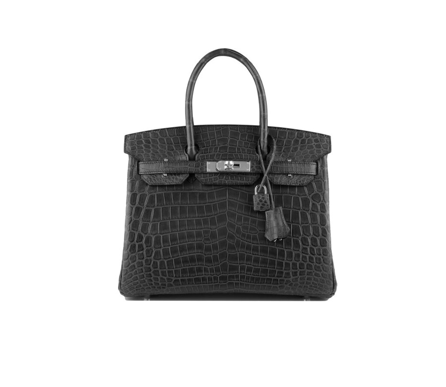 Hermes Birkin Niloticus Crocodile Matte 30 Plomb