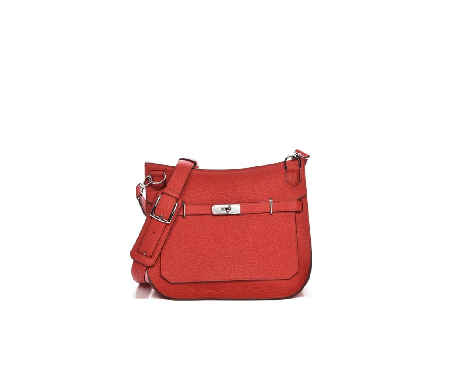 Hermes Jypsiere Taurillon Clemence 28 Rouge Tomate