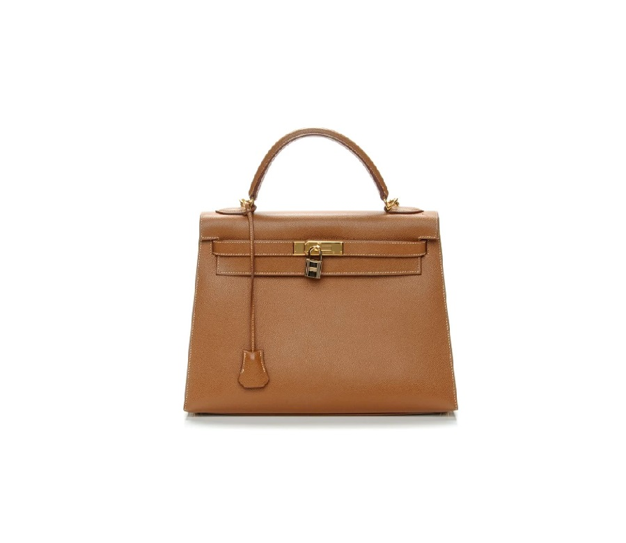Hermes Kelly Sellier Courchevel 32 Gold