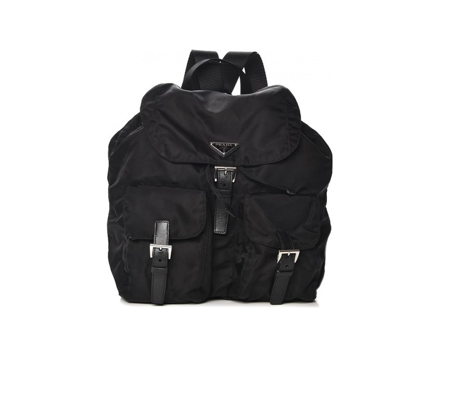 Prada Vela Backpack Nero Black