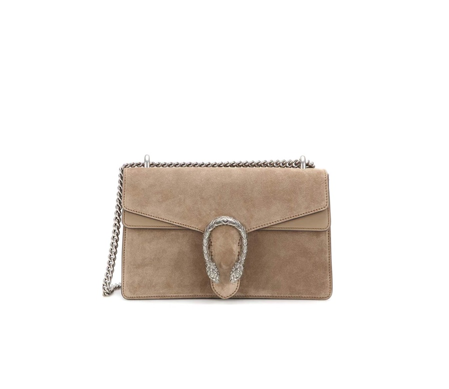 Gucci Dionysus Suede Small Taupe