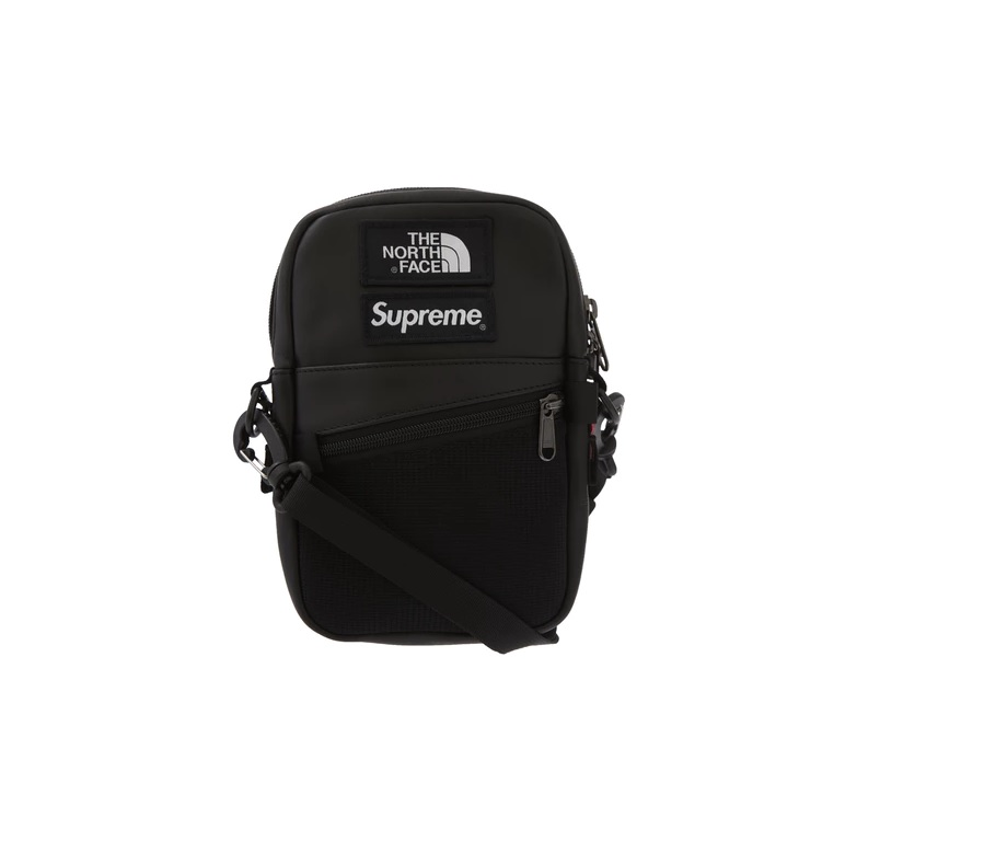 슈프림 노스페이스 레더 숄더백 블랙 / Supreme The North Face Leather Shoulder Bag Black