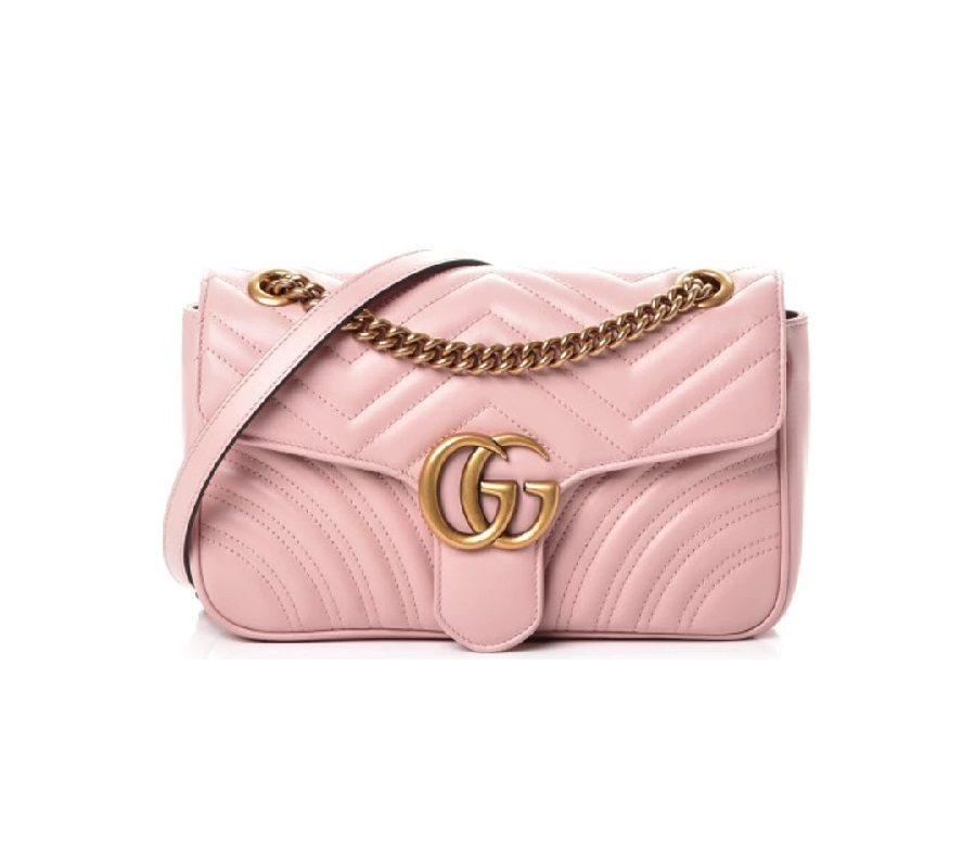 Gucci Marmont Matelasse GG Small Perfect Pink