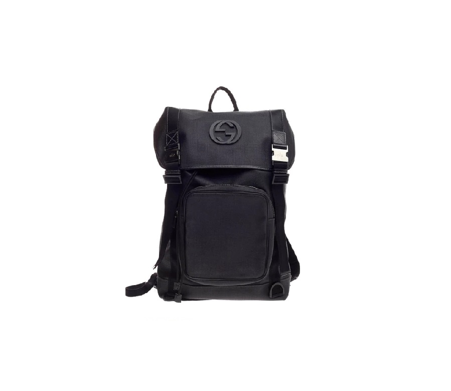 Gucci Interlocking G Backpack Large Black