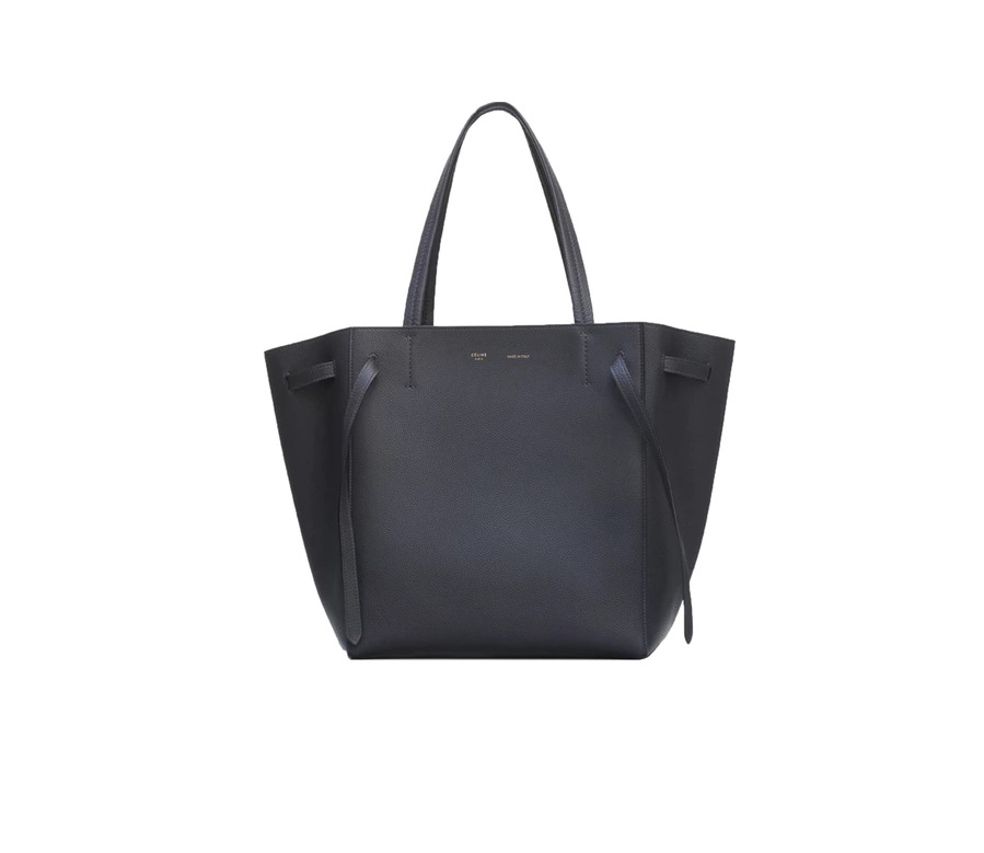 Celine Cabas Phantom Soft Grained Small Black