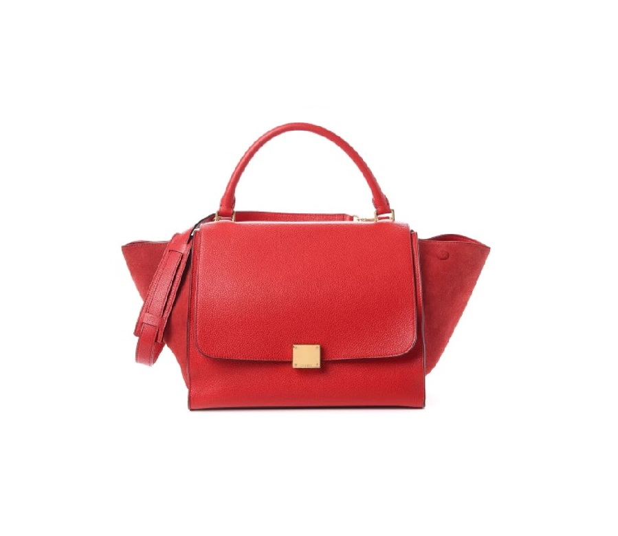 Celine Trapeze Medium Coquelicot