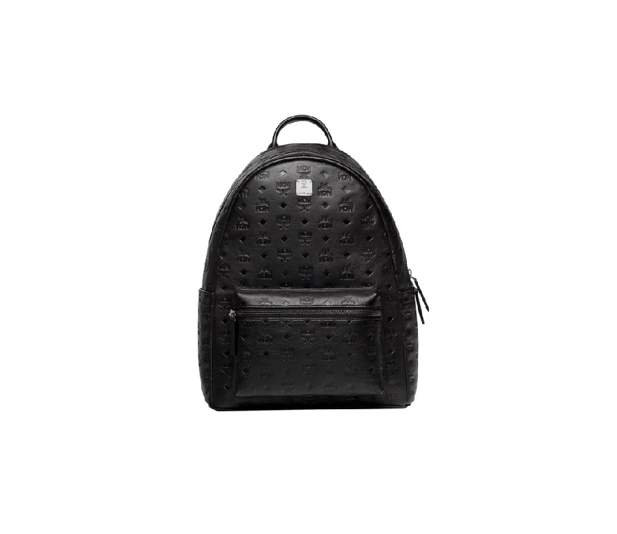 MCM Stark Backpack Visetos Medium Black