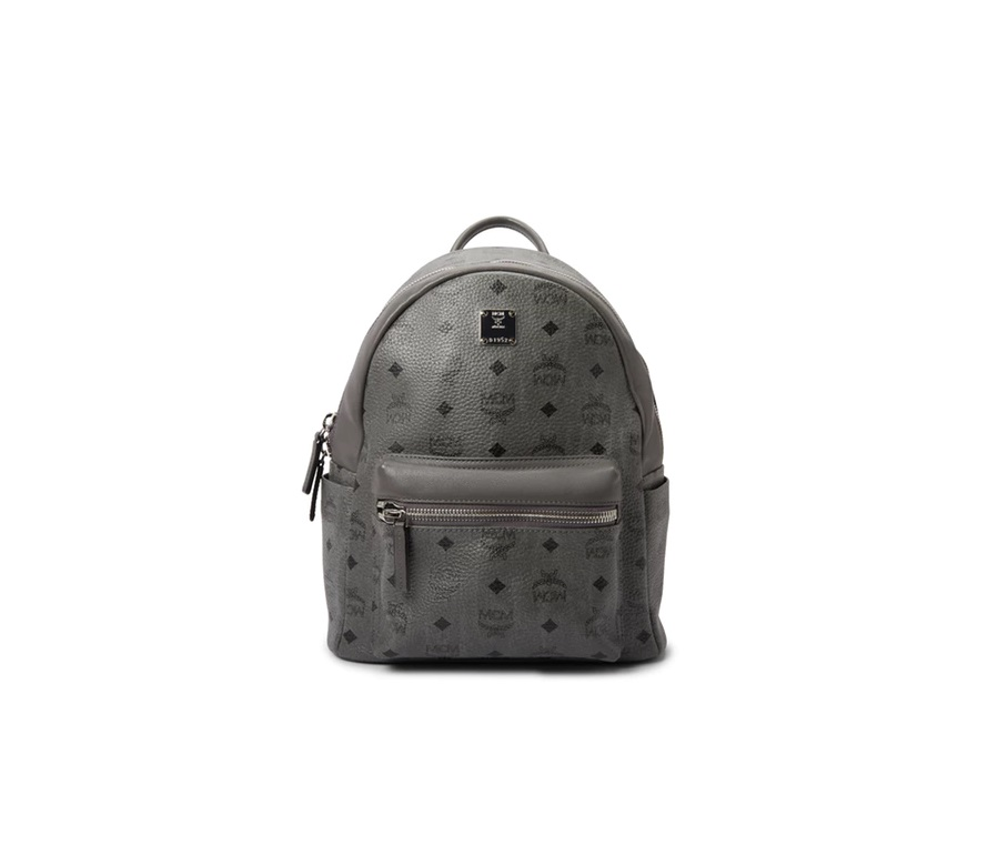 MCM Stark Backpack Visetos Small Grey