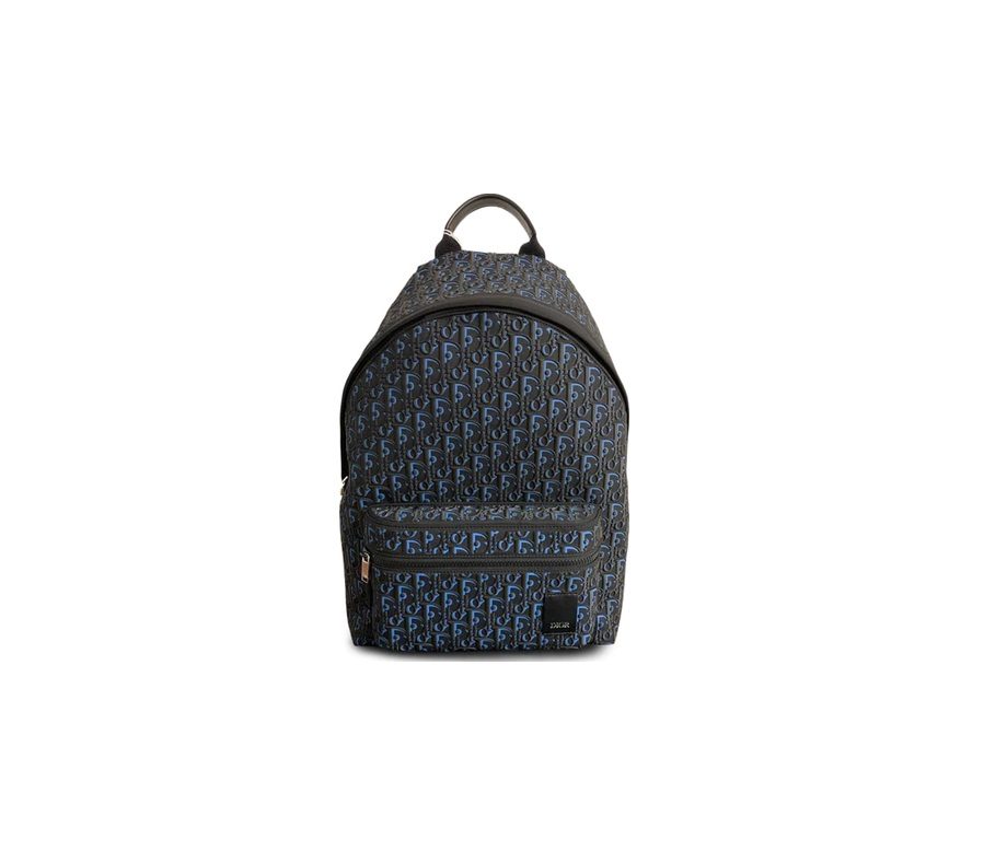 Dior Backpack Oblique Black/Blue