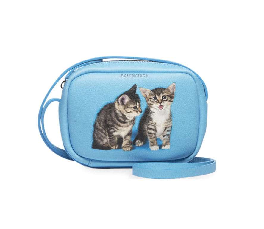 Balenciaga Kitten Everyday Camera Bag XS Turquoise