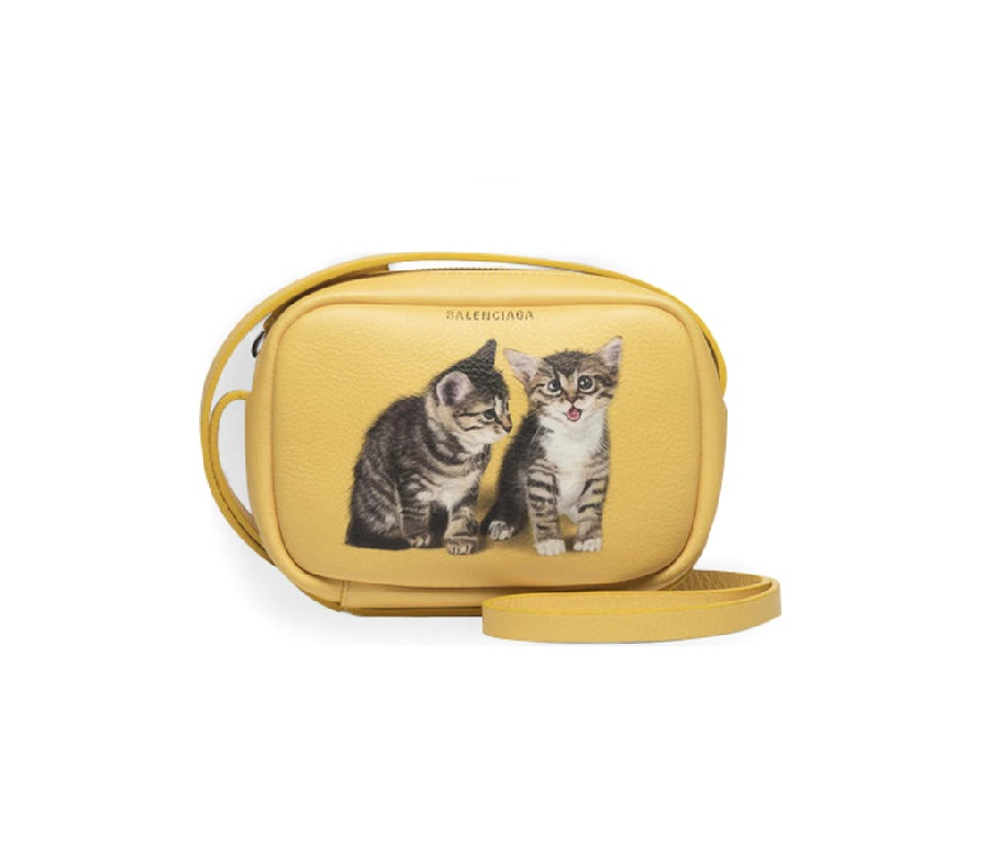 Balenciaga Kitten Everyday Camera Bag XS Yellow