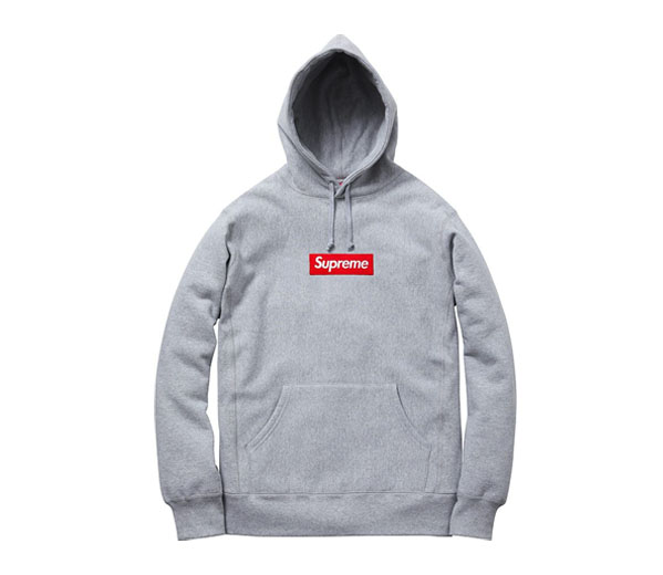 슈프림 박스로고 후디 헤더 그레이 (2016) / Supreme Box Logo Hoodie Heather Grey (2016)