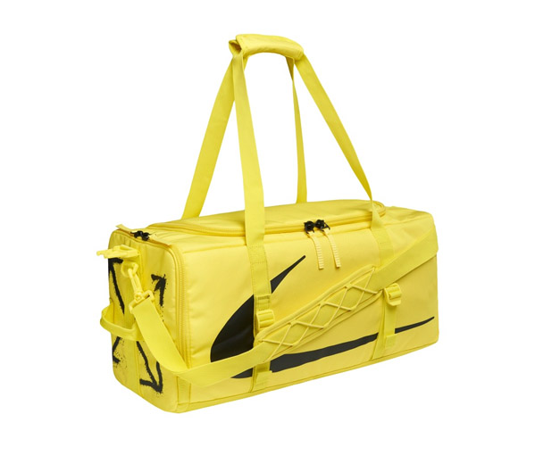 나이키 X 오프화이트 더플백 옐로우 / NIKE Off-White Duffle Bag Yellow
