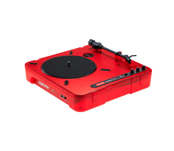 슈프림 포터블 턴테이블 / Supreme Numark PT01 Portable Turntable Red