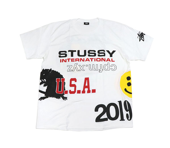 스투시 X 캑터스 플리 마켓 USA 2019 티 화이트 / Stussy x Cactus Plant ...