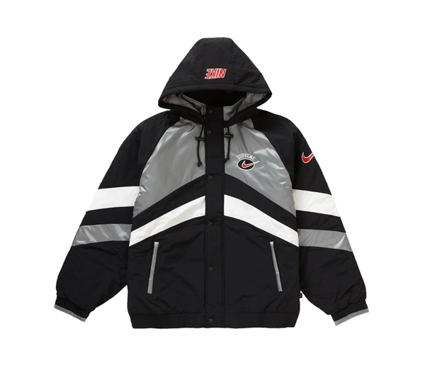 슈프림 X 나이키 후드 스포츠 자켓 실버 / Supreme Nike Hooded Sport Jacket Silver