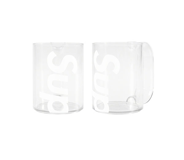 슈프림 헬러 머그 클리어 (Set of 2) / Supreme®/Heller Mugs Clear (Set of 2)