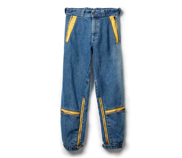 고샤 루부친스키 디젤 아미 팬츠 / Gosha Rubchinskiy GR-Uniforma Diesel Army Pants With Zips & Patches denim underwear