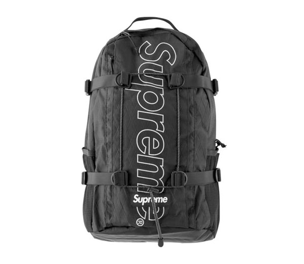 슈프림 백팩 블랙 (18FW) / Supreme Backpack (FW18) Black
