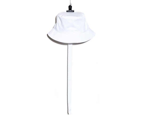 피스마이너스원 코튼 버킷햇 화이트 / PMO COTTON BUCKET HAT #2 WHITE