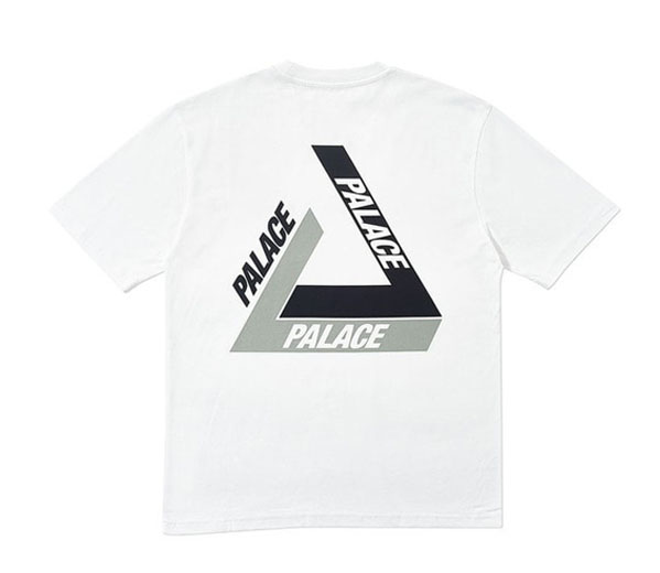 팔라스 트라이 쉐도우 티셔츠 화이트 그레이 / Palace Tri-Shadow T-Shirt White/Grey