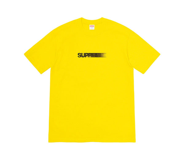 슈프림 모션 로고 티 옐로우 (20SS) / Supreme Motion Logo Tee Yellow (SS20)