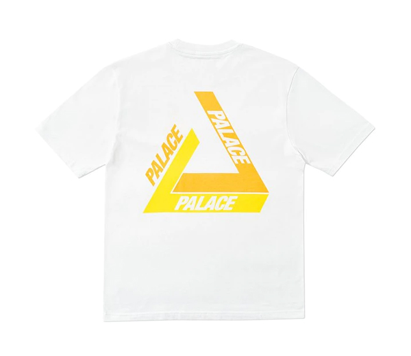 팔라스 트라이-쉐도우 티셔츠 화이트 오렌지 / Palace Tri-Shadow T-Shirt White/Orange