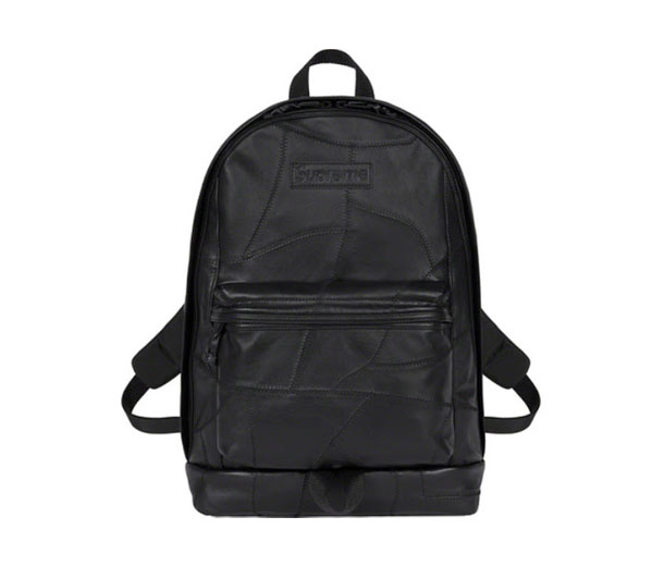 슈프림 패치워크 레더 백팩 블랙 / Supreme Patchwork Leather Backpack Black