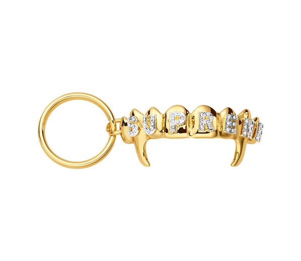 슈프림 프론트 키체인 골드 / Supreme Fronts Keychain Gold