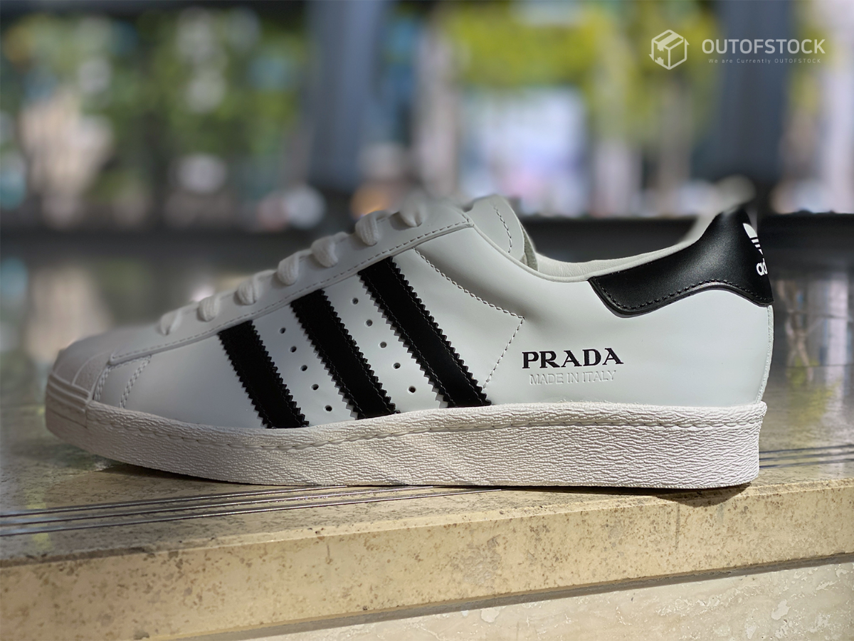 아디다스 슈퍼스타 프라다 화이트 (흰검) / adidas Superstar Prada White Black