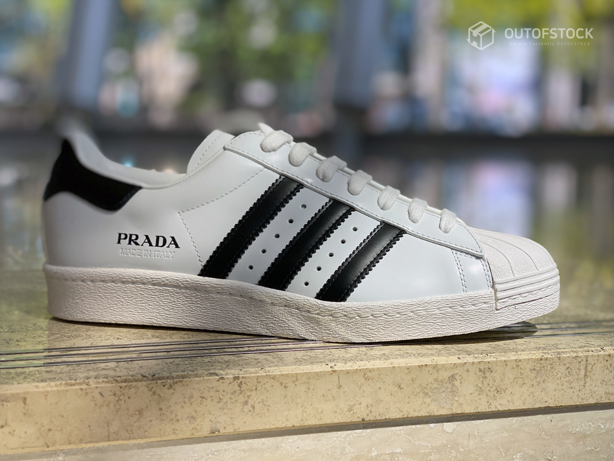 아디다스 슈퍼스타 프라다 화이트 (흰검) / adidas Superstar Prada White Black