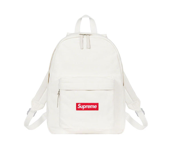 슈프림 캔버스 백팩 화이트 / Supreme Canvas Backpack White