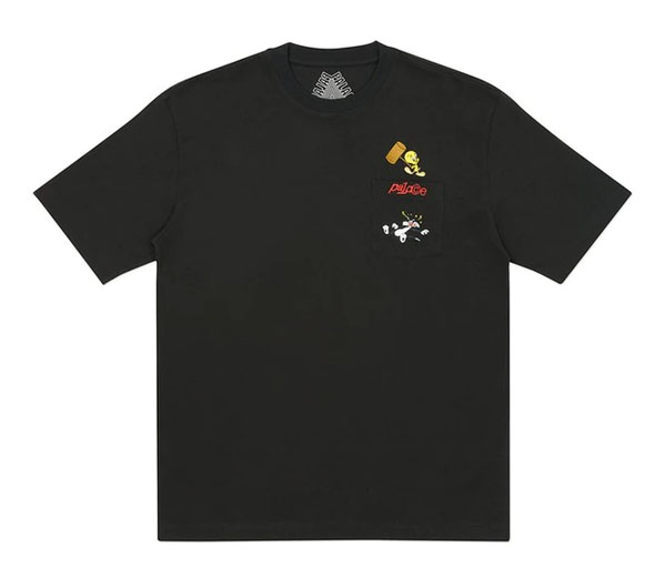 팔라스 트위티 포켓 티 블랙 / Palace Tweety-P Pocket T-Shirt Black